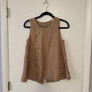 Club Monaco Tan Sleeveless Tank Top
